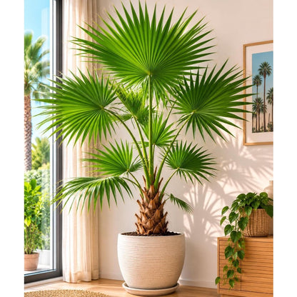 10pcs Palm Tree Seeds Drought Tolerant Tropical Foliage for Garden Fence Decoration