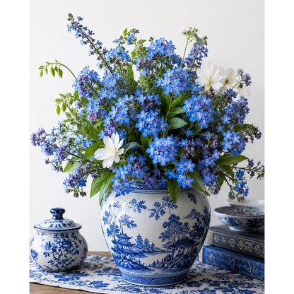 500pcs Forget Me Not Seeds perfect for layered shaded garden design and walkway side decorative styling