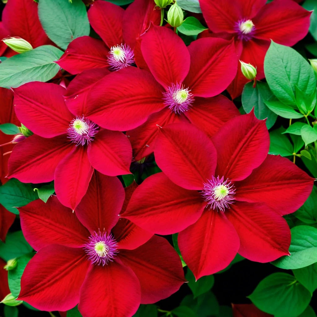 100 Clematis Seeds for Planting, Climbing Clematis Vine Non-GMO Seed, Perennial Flower Seed for Outdoor Home Garden