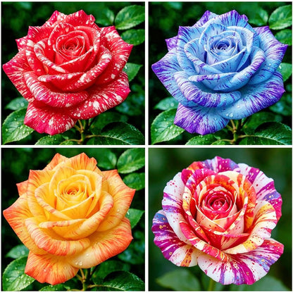150pcs Mix Color Rose Seeds for Plantng- Heirloom Non-GMO Flower Seeds for Garden Blooms