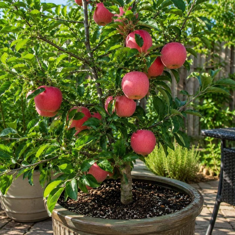 50pcs With Apple Tree Seeds, Quick Growing Ornamental Fruit Trees for Outdoor Yard