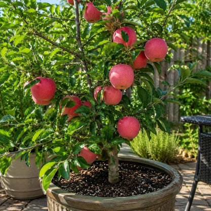 50pcs With Apple Tree Seeds, Quick Growing Ornamental Fruit Trees for Outdoor Yard