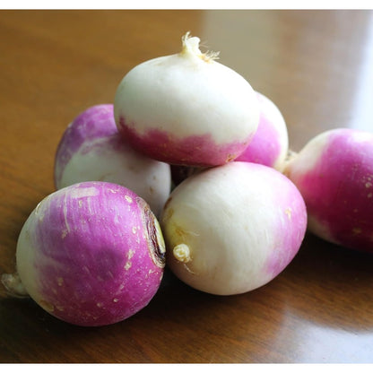 200 Turnip Seeds for Planting –  Non GMO Heirloom Purple Top Turnip Seeds – Full Planting Instructions to Plant Home Outdoor Vegetable Garden – Great Gardening Gift