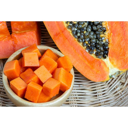 30Pcs Ornamental Papaya Seeds Low Care Perennial Fleshy Seeds with Papaya Seeds for Indoor Pots