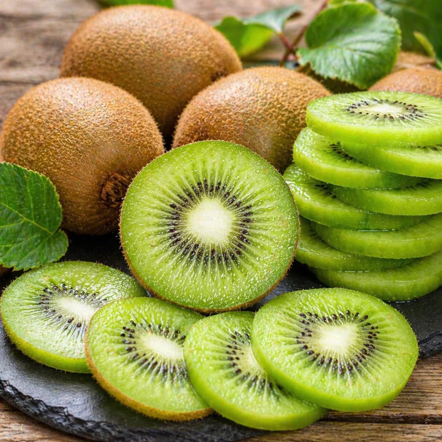200Pcs Hardy Kiwi Fruit Seeds: Grow Exotic Green Fuzzy Kiwi Vine