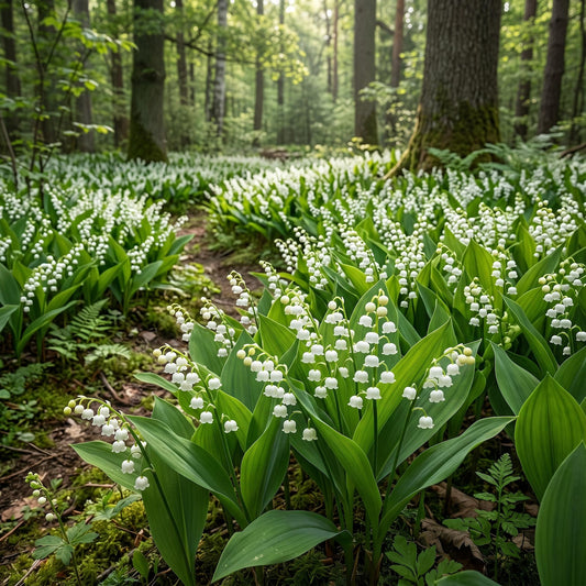 150 White Lily of the Valley seeds Cute and eye-catching small decorations in the garden