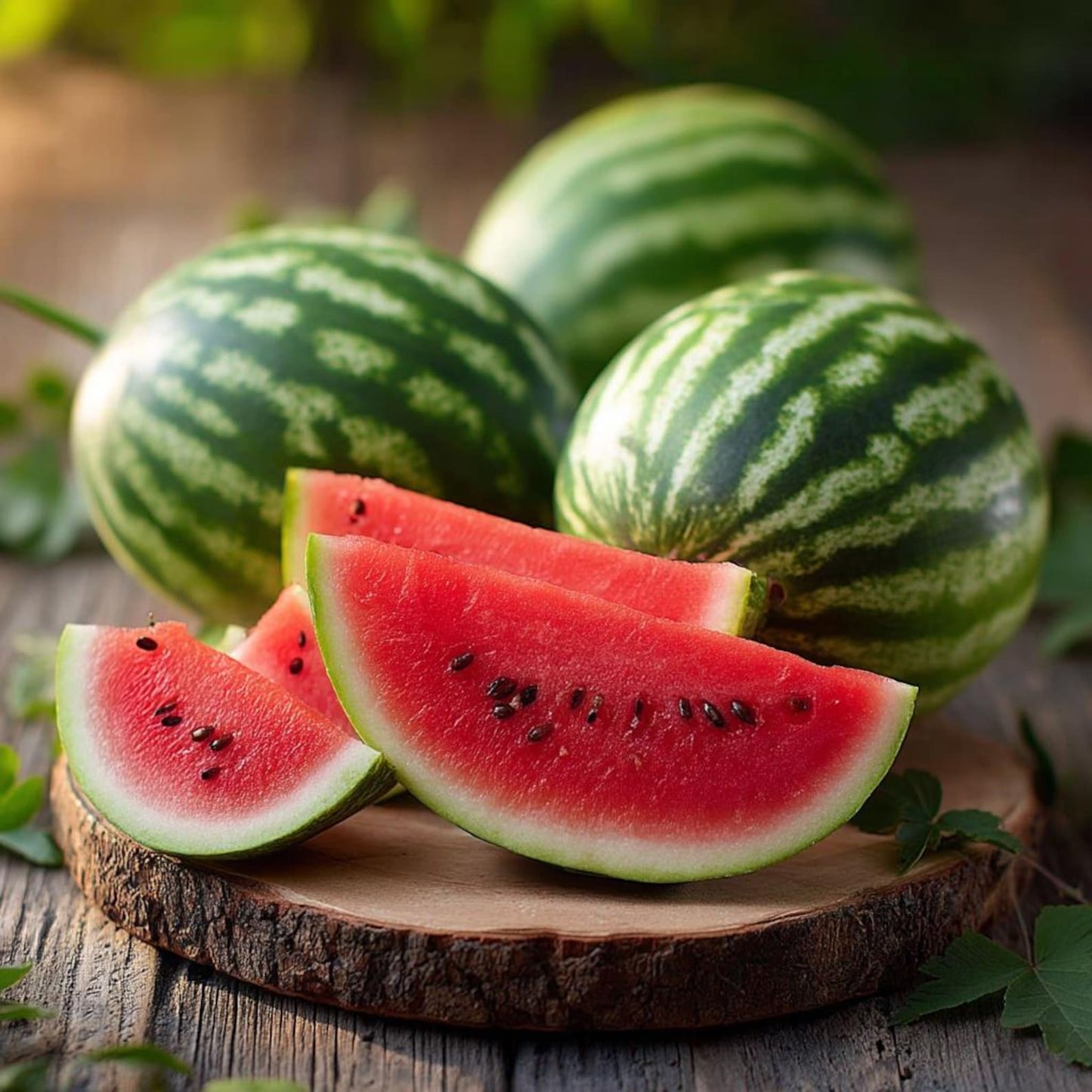 50Pcs Watermelon Seeds Easy to Grow Black Seeds for Home Garden