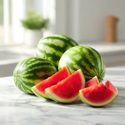 50Pcs Watermelon Seeds Easy to Grow Black Seeds for Home Garden