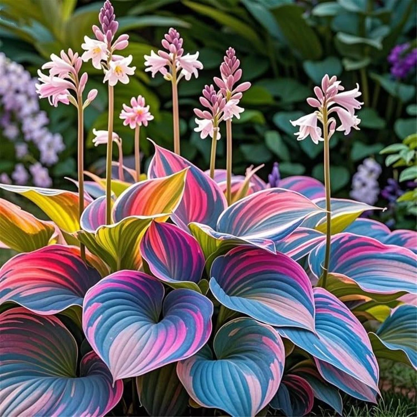 90Pcs Hosta Seeds Convenient to Grow mature naturally into tidy rounded shape with balanced layered leaf expansion