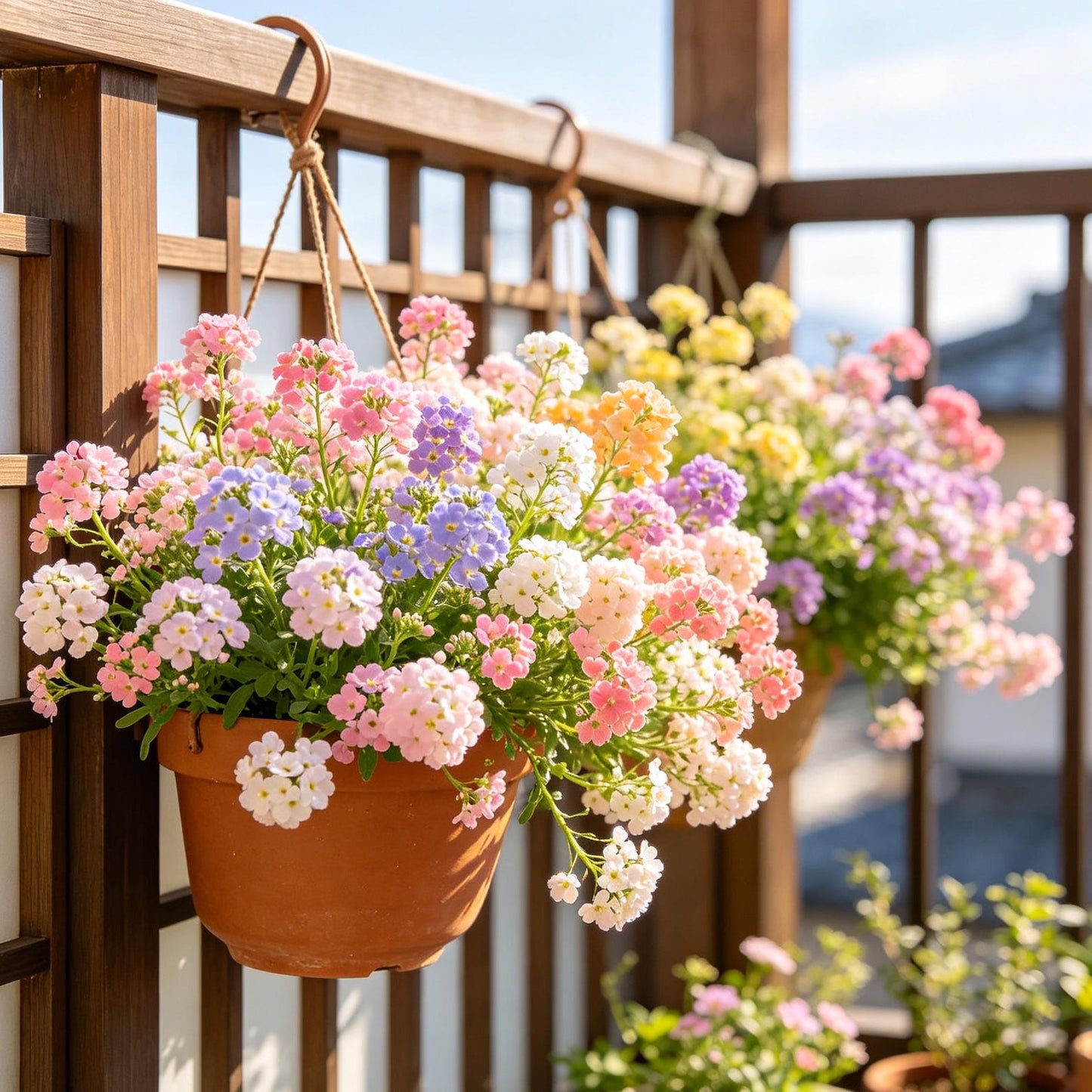 1000 Mixed Alyssum Seeds Fragrant Multi Colored Annual Flowers For Romantic Spilling Ground Cover
