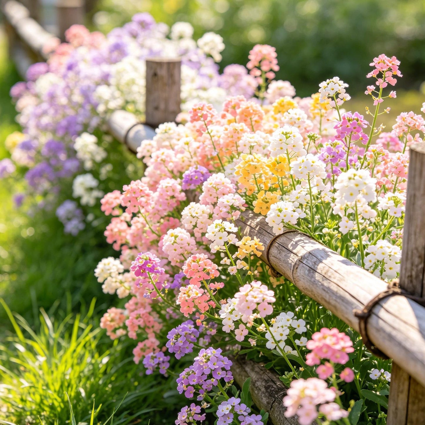 1000 Mixed Alyssum Seeds Fragrant Multi Colored Annual Flowers For Romantic Spilling Ground Cover