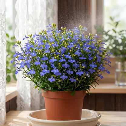 5000pcs Lobelia Seeds Simple to Grow add fresh delicate ornamental charm to home, balcony and garden decorative spaces
