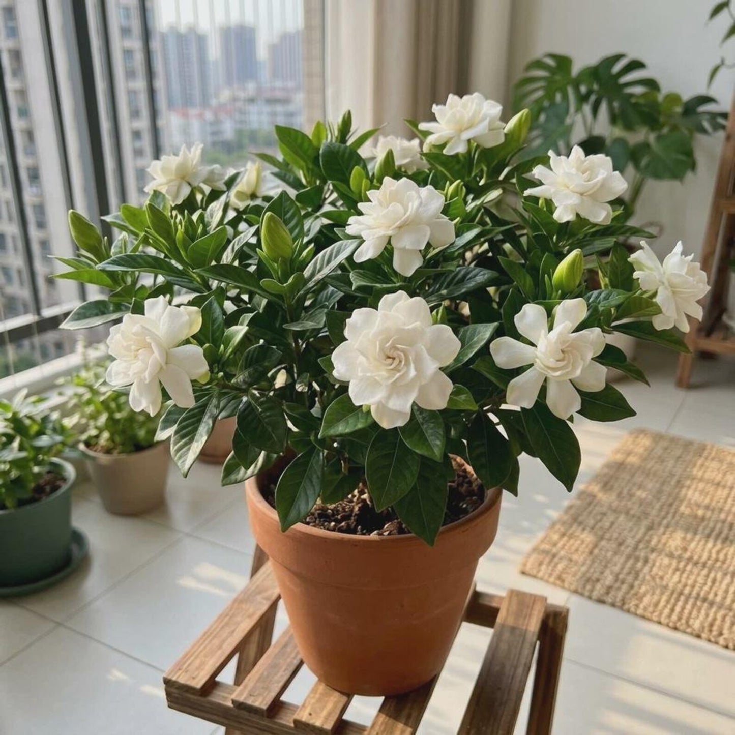 100 Cape Jasmine Seeds Fragrant Gardenia Flowers for Garden & Patio