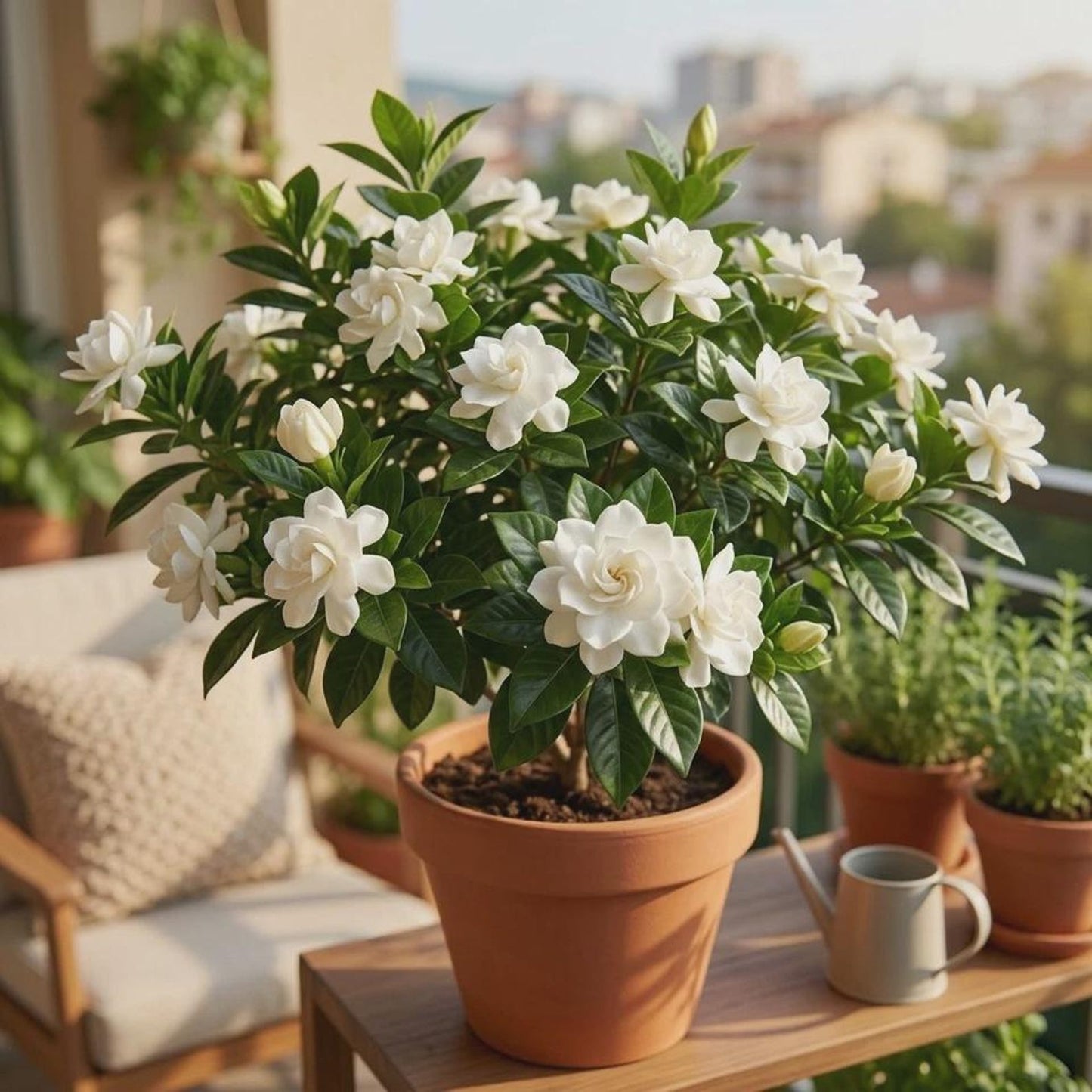 100 Cape Jasmine Seeds Fragrant Gardenia Flowers for Garden & Patio