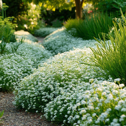 Carpet of Snow Sweet Alyssum 1000 Seeds | White Fragrant Ground Cover