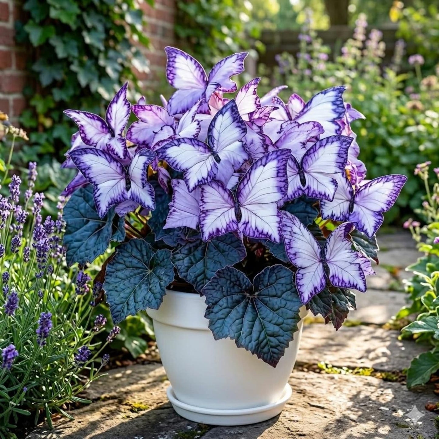 200pcs Moonlight Butterfly Seeds Ornamental Foliage Plant