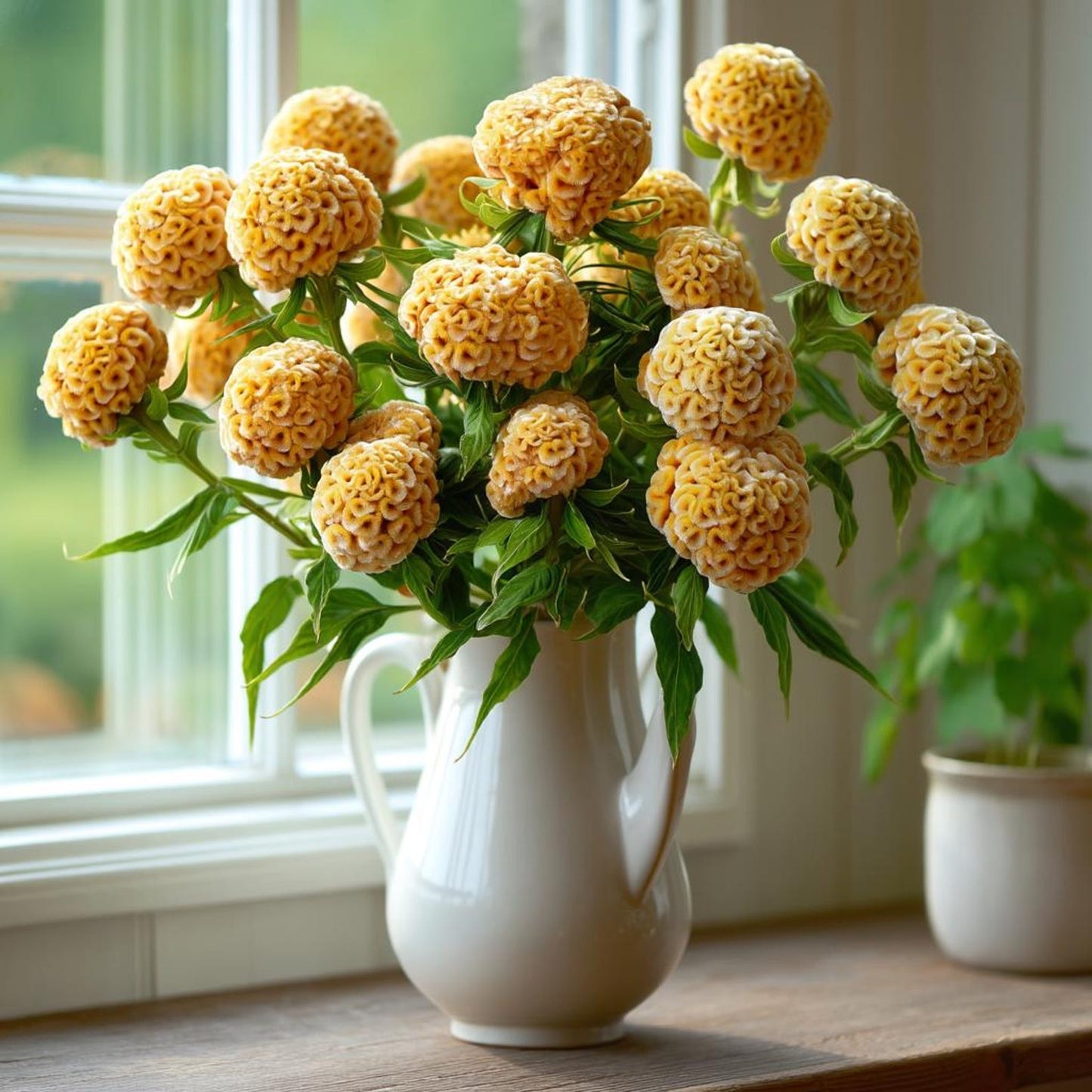 200pcs Straightforward Growing Celosia Seeds ideal for lining garden paths, walkways and quiet patio borders