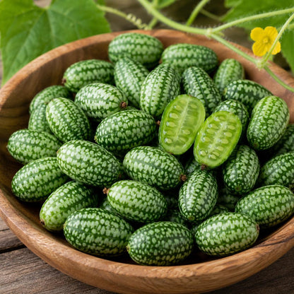 49Pcs Easy to Cultivate Thumb Watermelon Seeds match naturally with traditional home garden design and sprawling vine planting styles