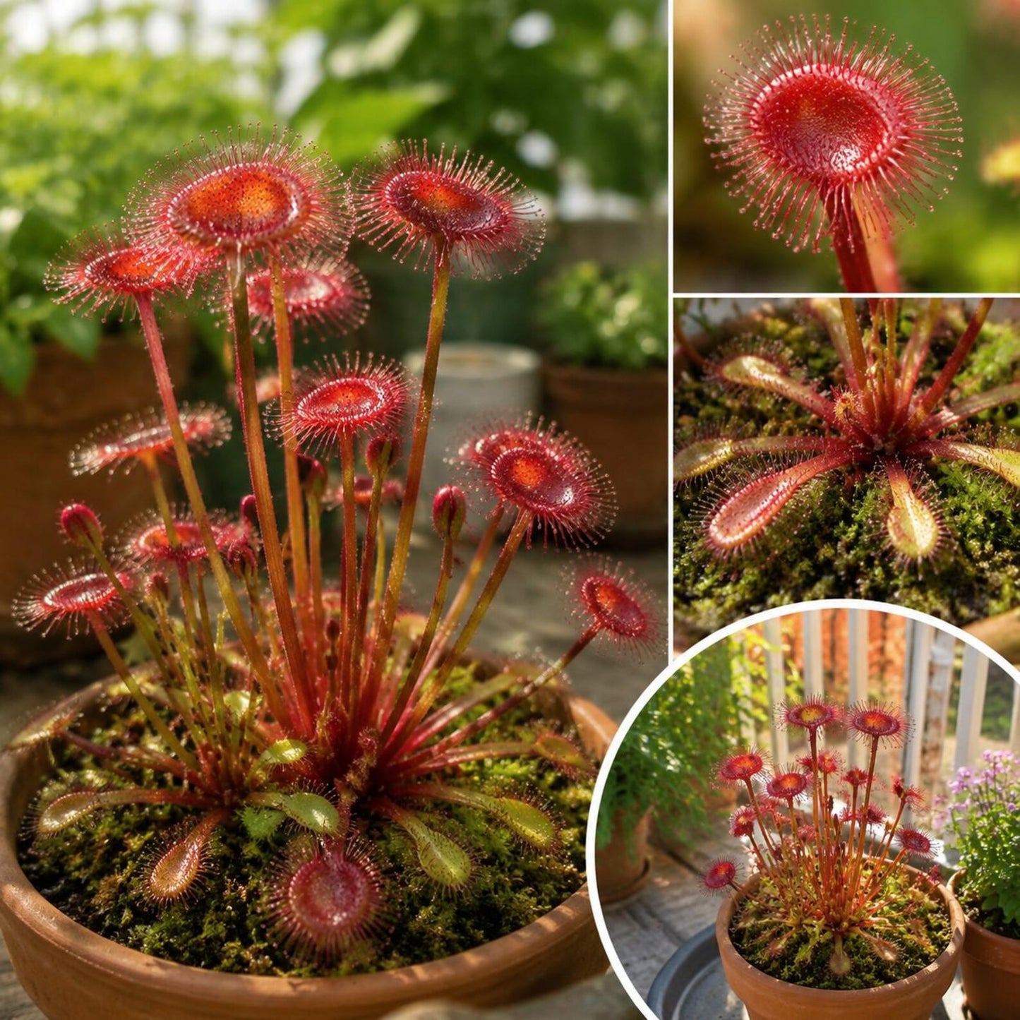 296Pcs Venus Flytrap Seeds for Carnivorous Garden Plants Red Trap Carnivorous Seed Pack for Indoor Outdoor Growing