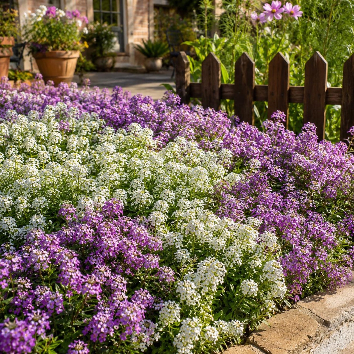 1000pcs Fragrant Sweet Alyssum Seed Pack Outdoor Landscape Planting