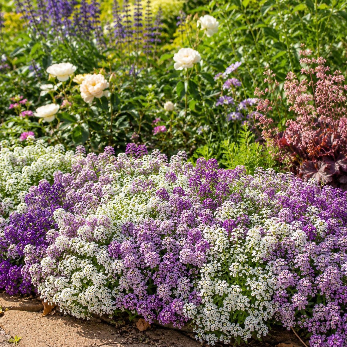 1000pcs Fragrant Sweet Alyssum Seed Pack Outdoor Landscape Planting