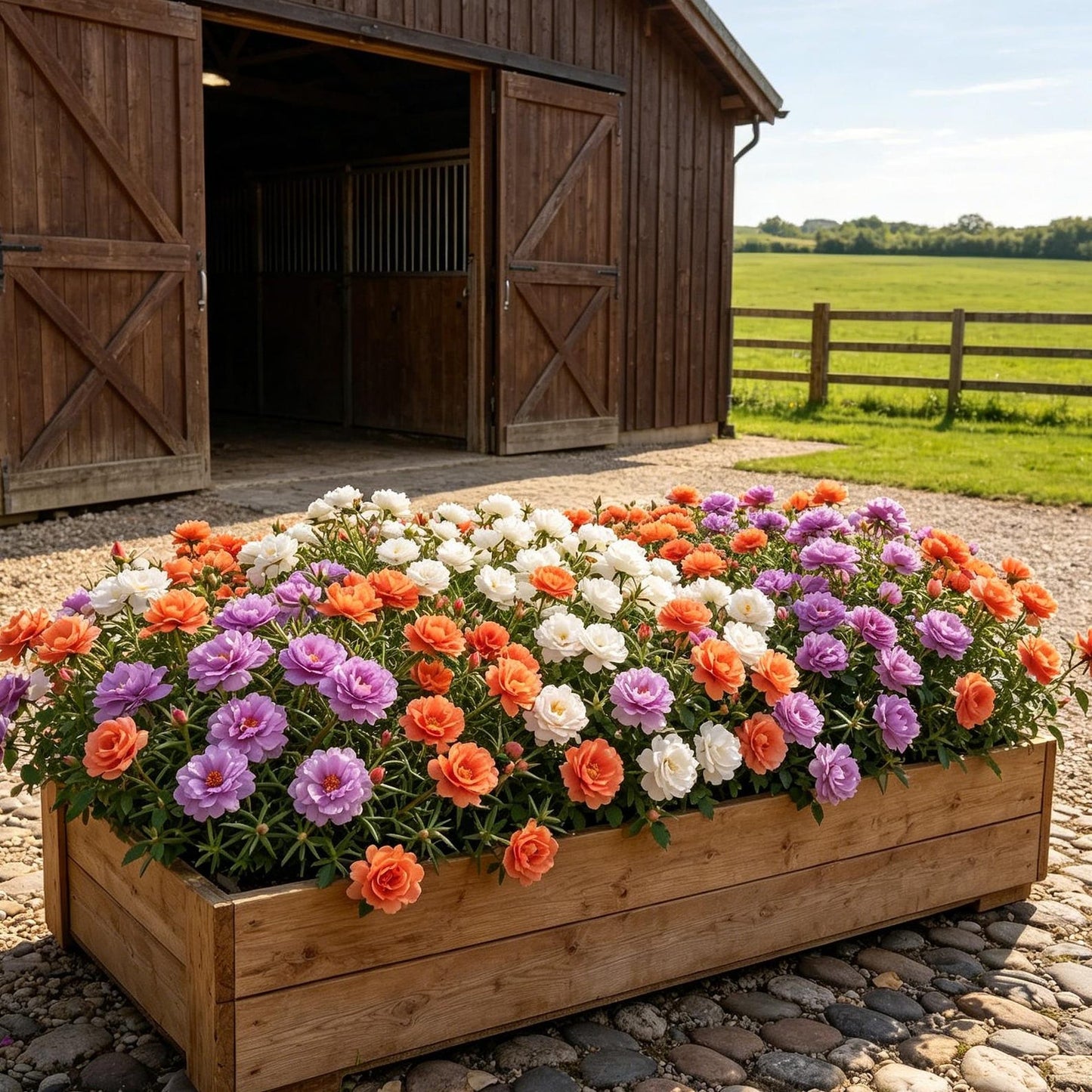 1000pcs Mixed Moss Rose Seeds Resilient Succulent Groundcover Annuals For Sunny Breathable Romantic Retaining Walls