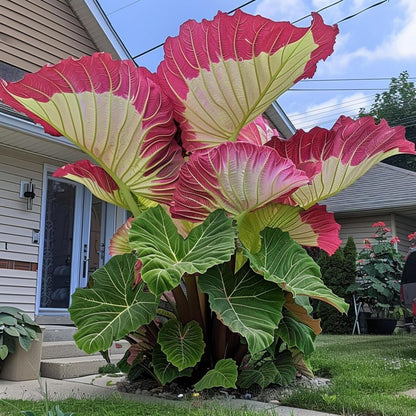100pcs Mixed Elephant Ear Seeds – Tropical Ornamental Foliage