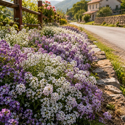 1000pcs Fragrant Sweet Alyssum Seed Pack Outdoor Landscape Planting