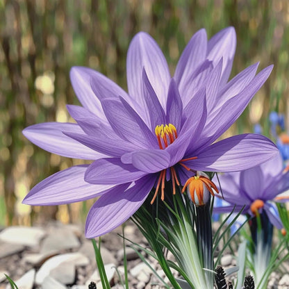 100Pcs Saffron Seeds Easy To Grow With Flexible Sunlight Needs Suitable For Shaded And Partly Sunny Spots