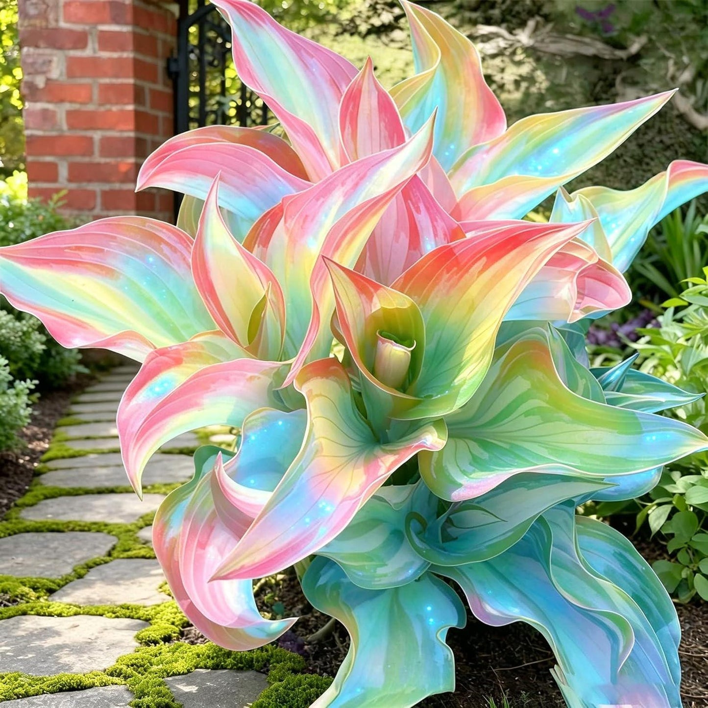 100Pcs Hosta Seeds Simple to Cultivate form broad mounded foliage structure for shaded yard embellishment and garden decor