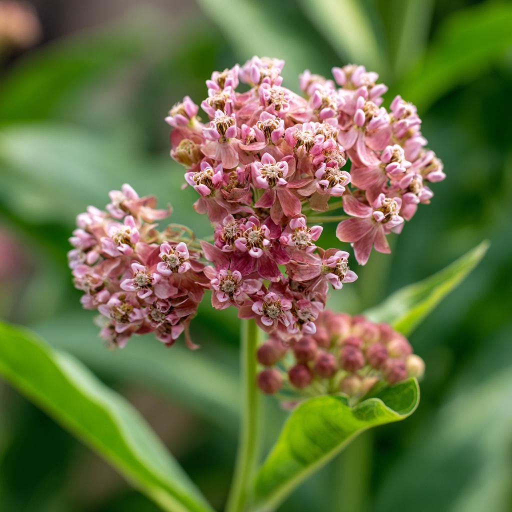 Prairie Milkweed 200Pcs Seeds Perennial  Nectar-Rich Blooms & Monarch Butterfly Friendly