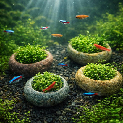 1987Pcs Aquarium Seeds Effortless to Grow develop fine anchoring root systems to support long lasting soft underwater foliage growth