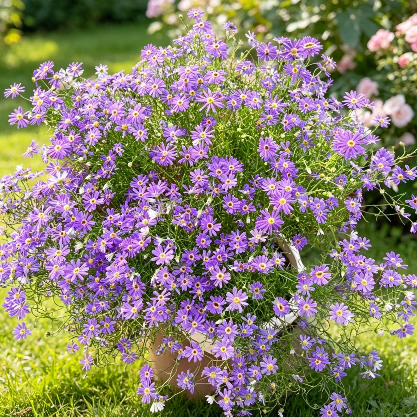 980Pcs Daisy Seeds feature steady seasonal blooming habit for permanent garden landscape arrangement