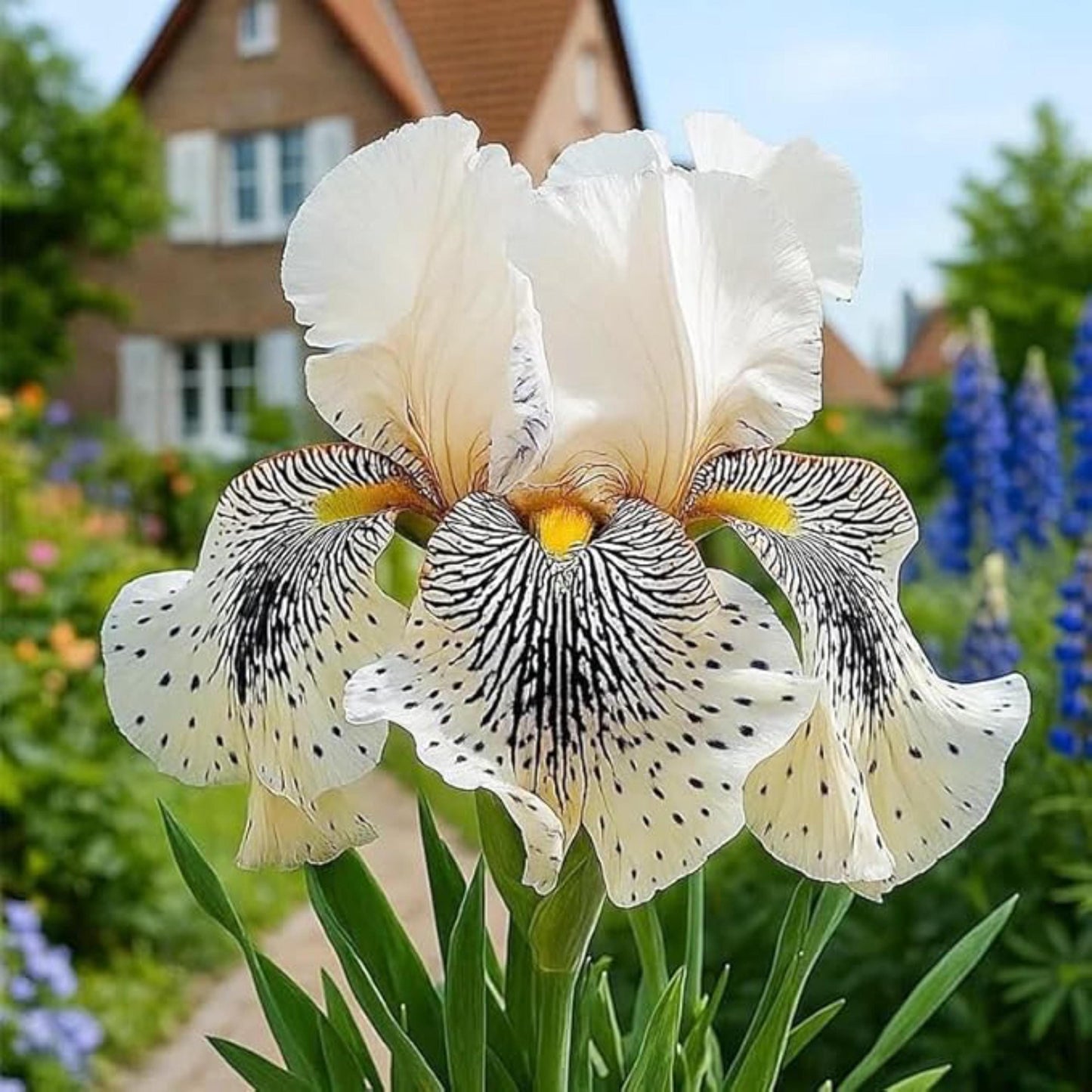 94Pcs Heirloom Iris Seeds, Colorful Perennial Garden Blooms, Non-GMO Mix