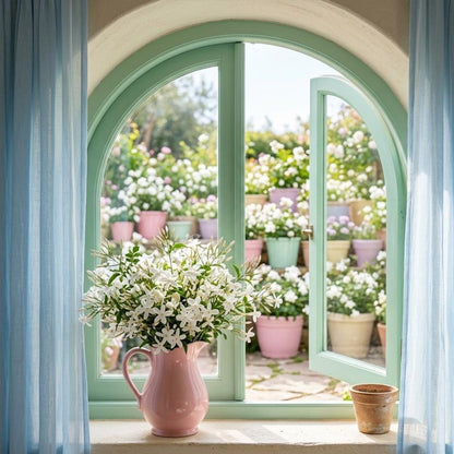 50pcs White Jasmine Seeds Blooms  Heirloom Fragrant Shrub