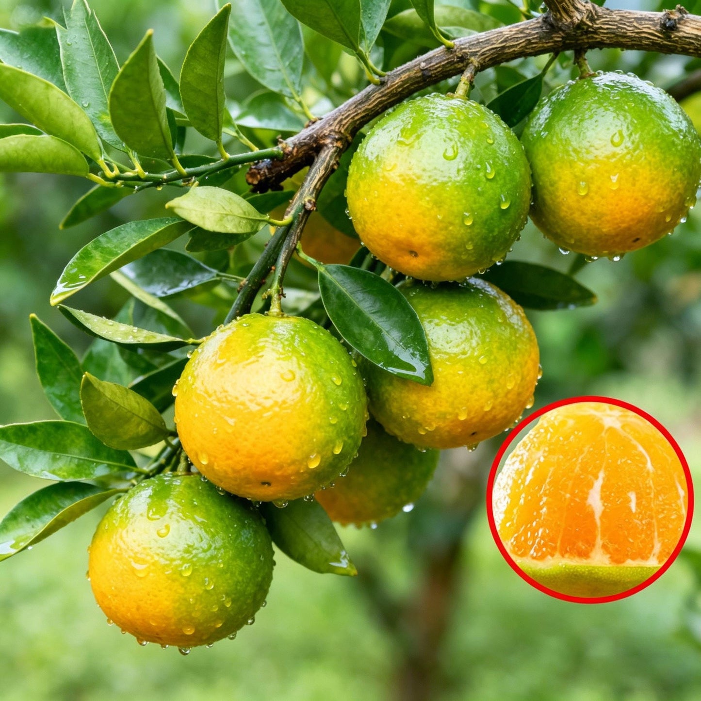 50pcs Sugar Orange Tree seeds Sweet Citrus Fruit for Outdoor Gardens, Container Growing
