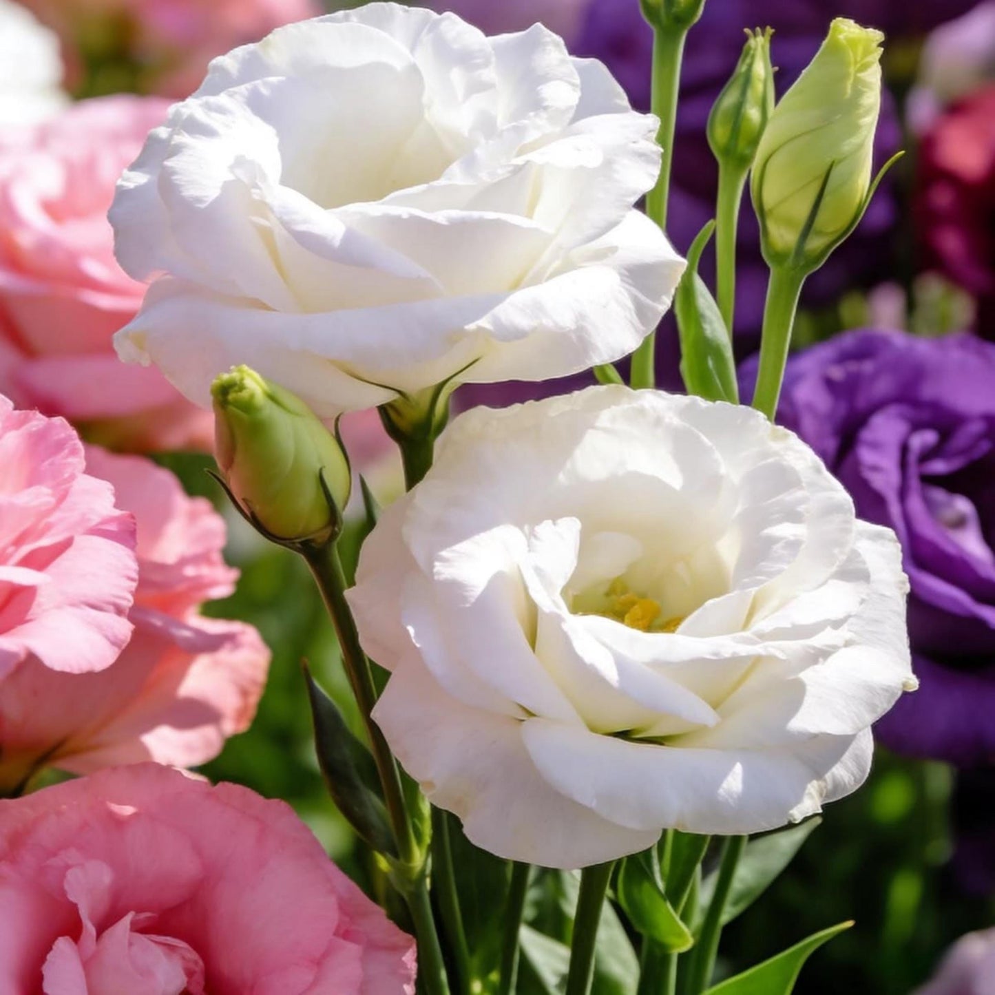 80Pcs Lisianthus Seeds Flower Garden Planting Outdoor Flowers