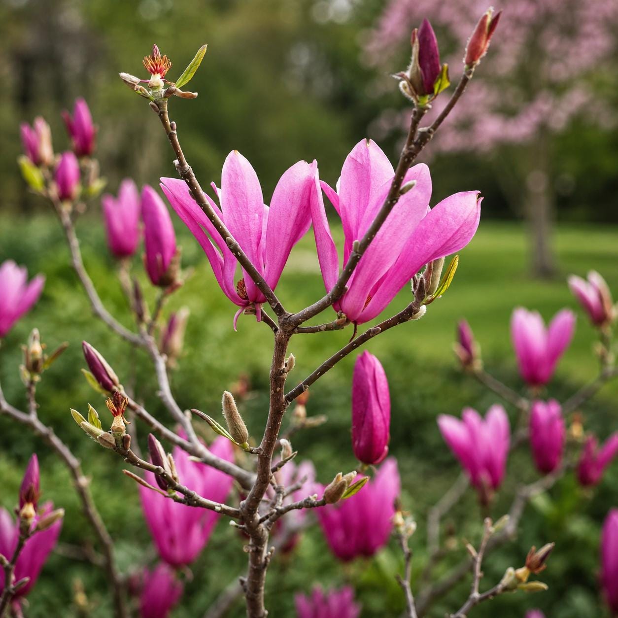 27Pcs Light Pink White Magnolia Seeds Fragrant Flower Tree Seeds
