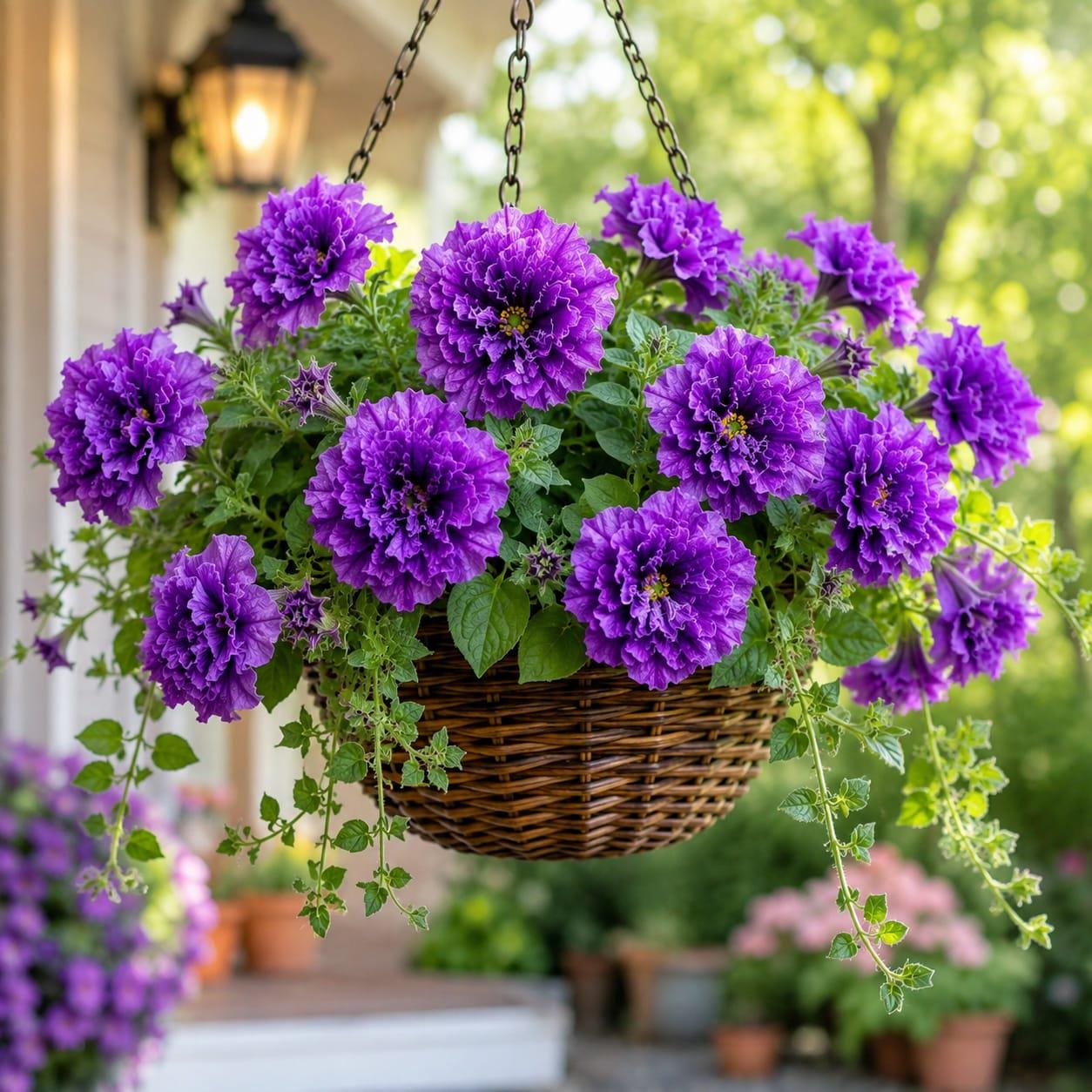 3000pcs Double Petunia Seeds Heirloom Annual Garden Seed Baskets Containers Borders Outdoor Decor Beginner