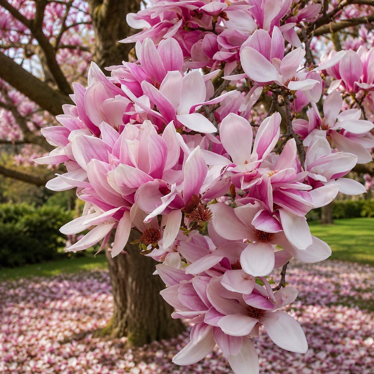 27Pcs Light Pink White Magnolia Seeds Fragrant Flower Tree Seeds
