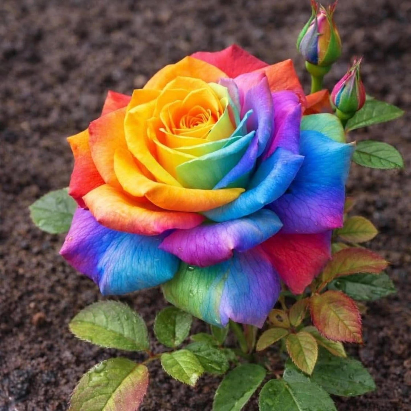Rainbow Rose Seeds 150Pcs Perennial Garden Plant