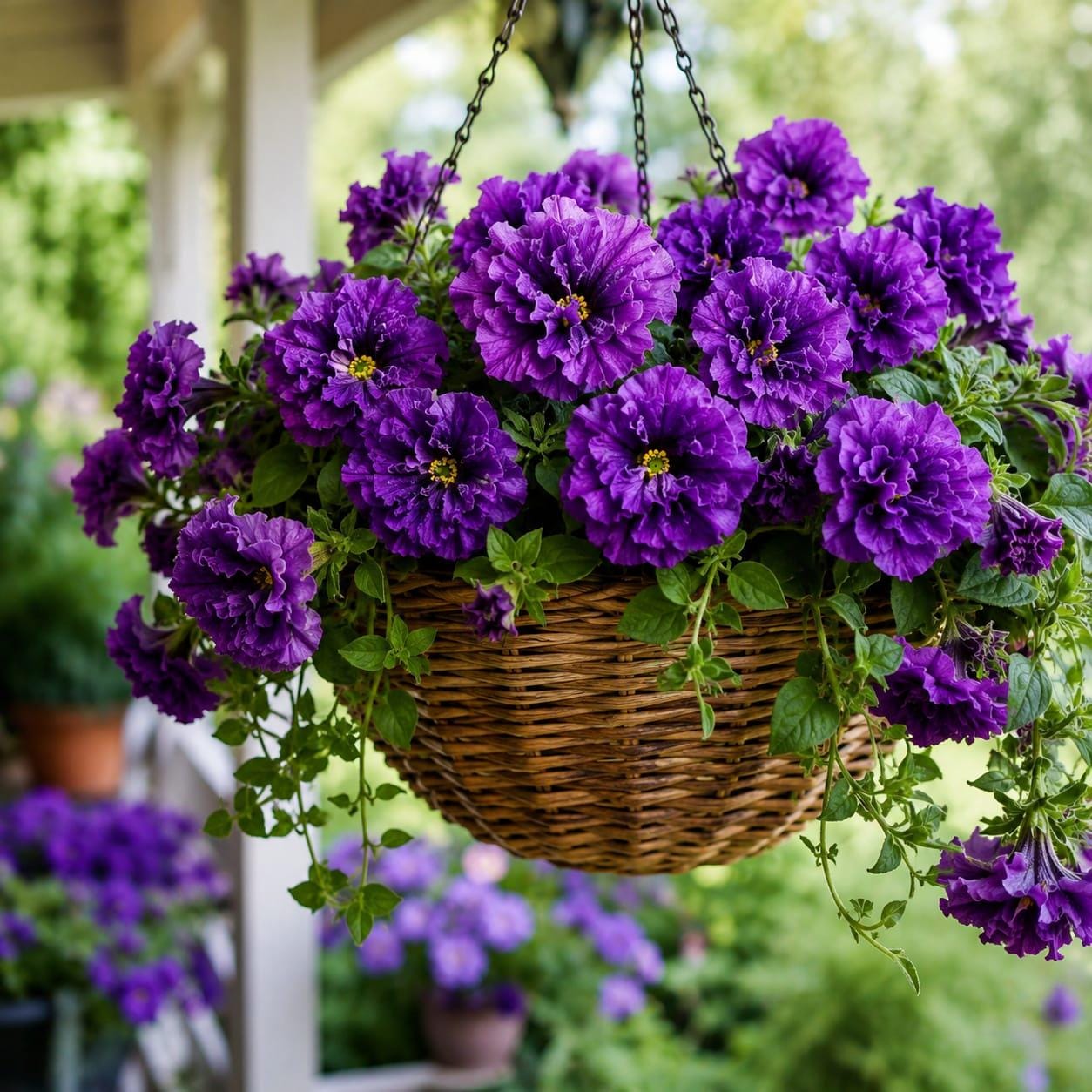 3000pcs Double Petunia Seeds Heirloom Annual Garden Seed Baskets Containers Borders Outdoor Decor Beginner