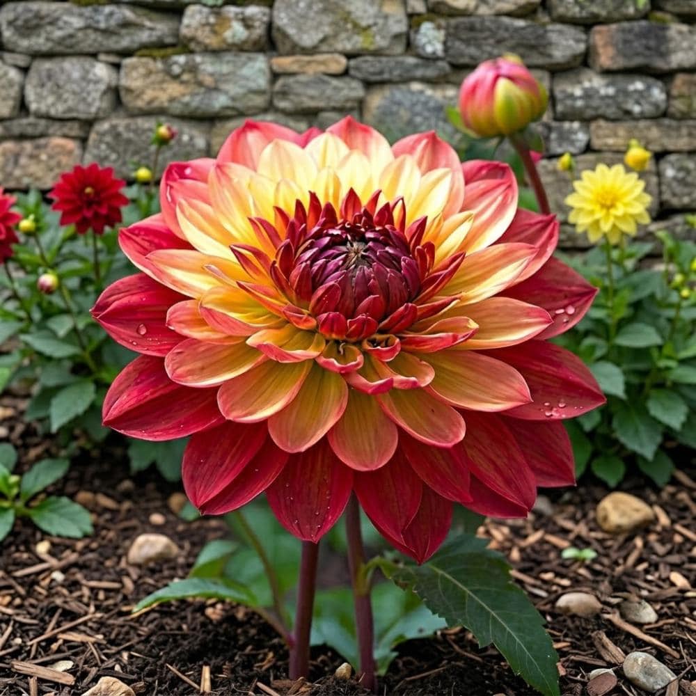 100pcs Perennial Dahlia Flower Seeds Garden Mix