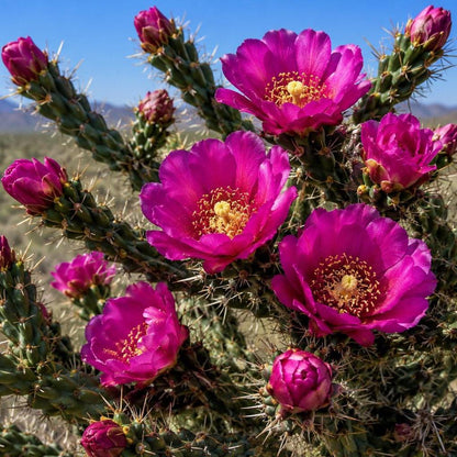 100Pcs Cold Hardy Tree Cactus Seeds - Flowering Cane Cholla - Cylindropuntia Imbricata