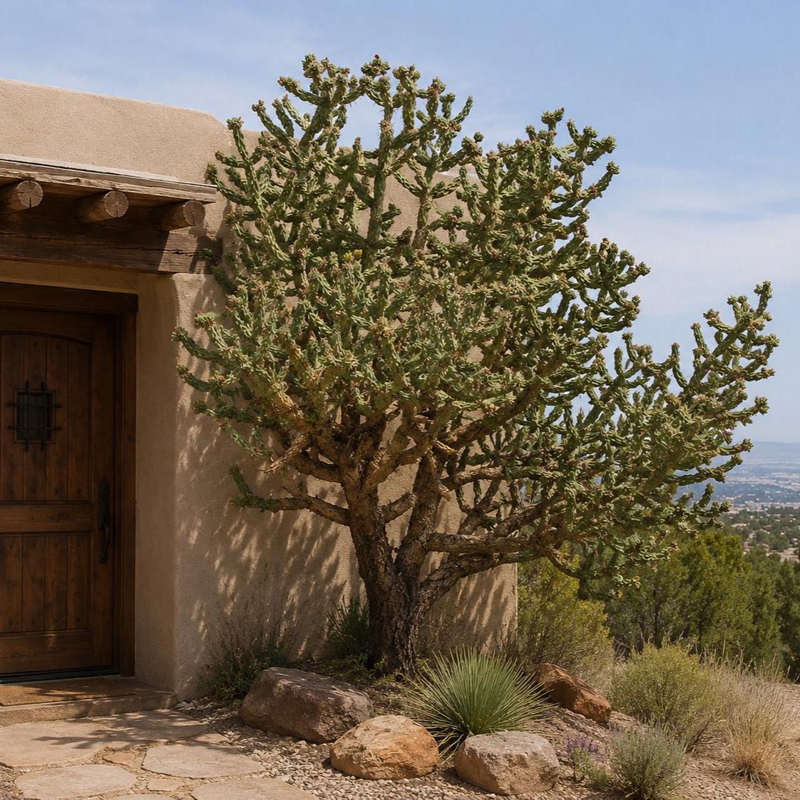 100Pcs Cold Hardy Tree Cactus Seeds - Flowering Cane Cholla - Cylindropuntia Imbricata