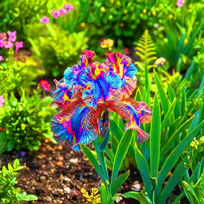 88Pcs Mix Iris Seeds Designed for planting feature upright seasonal blooming habit for permanent garden landscape arrangement