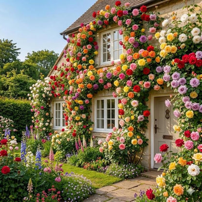 100pcs Climbing Rose Seeds – Exotic Hybrid Garden Roses