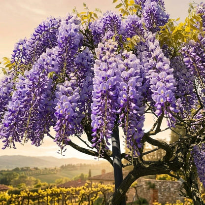 10pcs Lush Growing Pollinator Wisteria for Garden with Wisteria Seeds