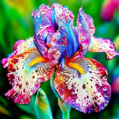 98Pcs Iris Seeds Fit for home planting hold consistent seasonal bloom cycles for lasting ornamental appeal