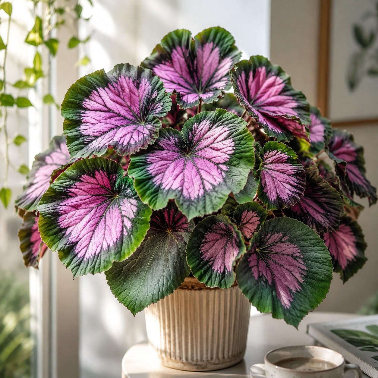 100Pcs Coleus Seeds Striking Pink Purple Starburst Foliage Colorful Indoor Outdoor Garden Annual Seeds